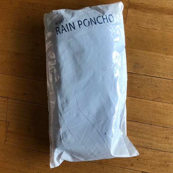 Mad Dasher 1800 Adult Reusable Rain Poncho Blue Color - Picture 2 of 11